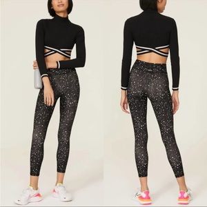 SET MICHI celestial leggings and verve crop top. Amazing quality. New no tags